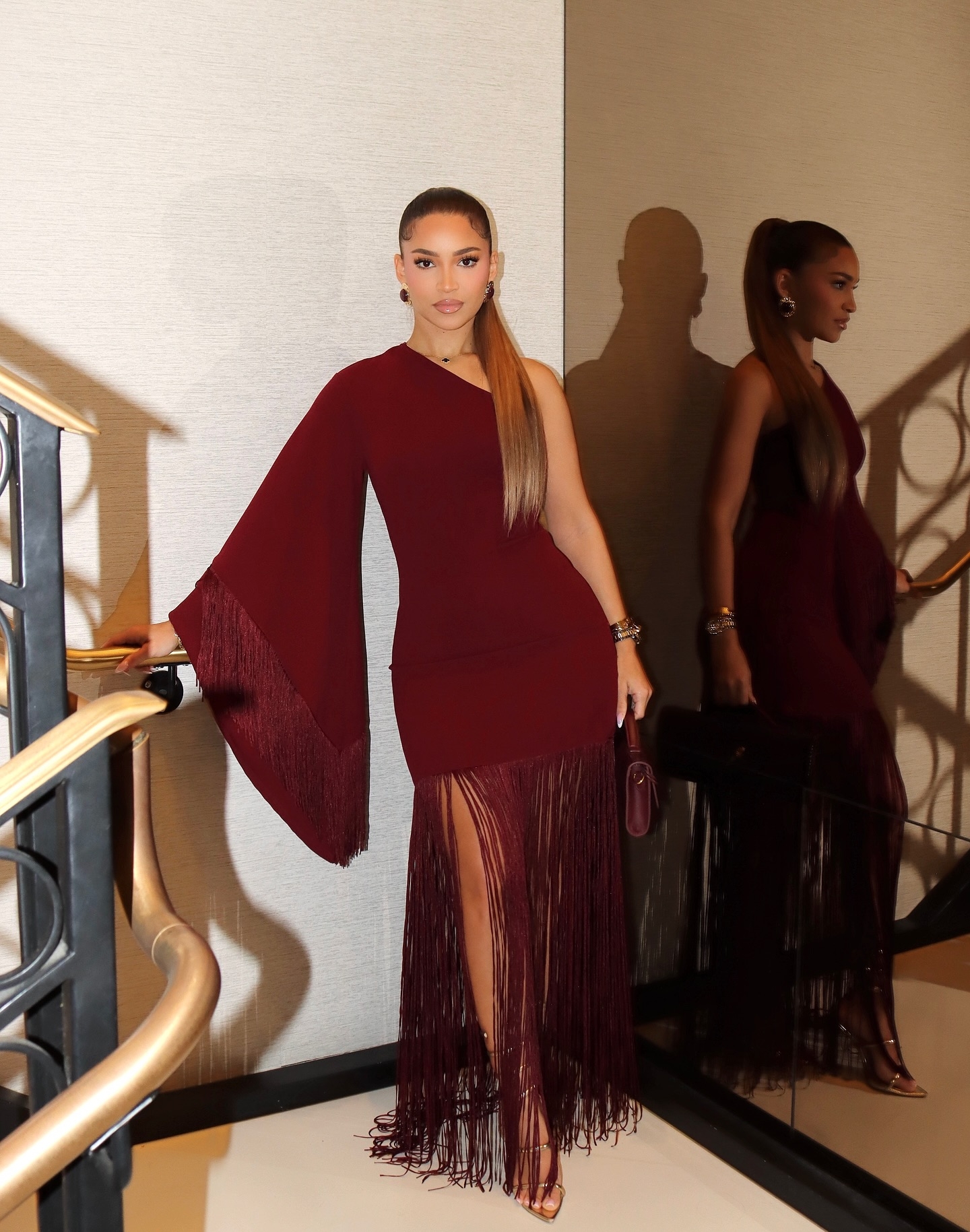 Vestido Maxi Dare And Swear - Vino Tinto.