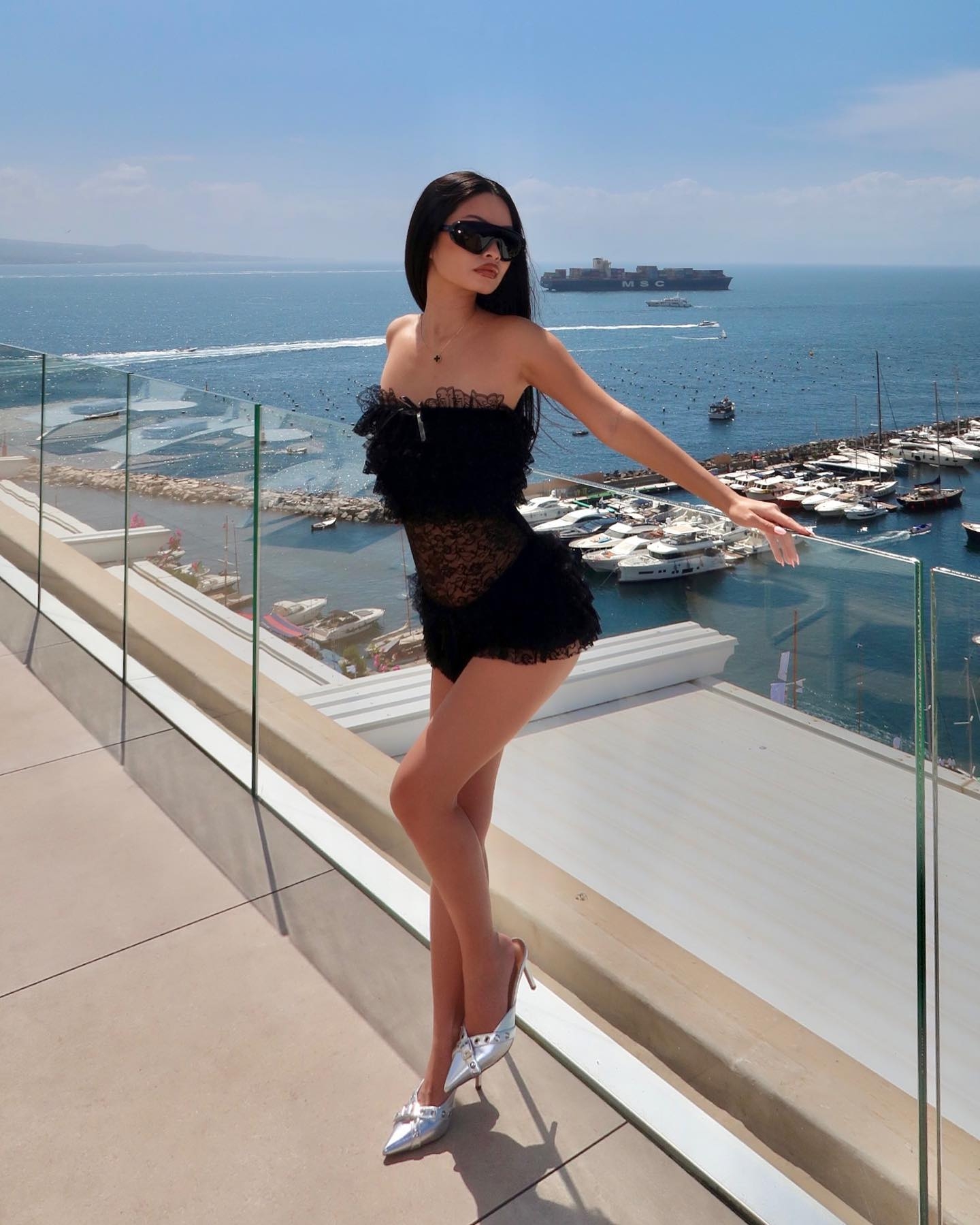 Sweet Romance Lace Romper - Black.